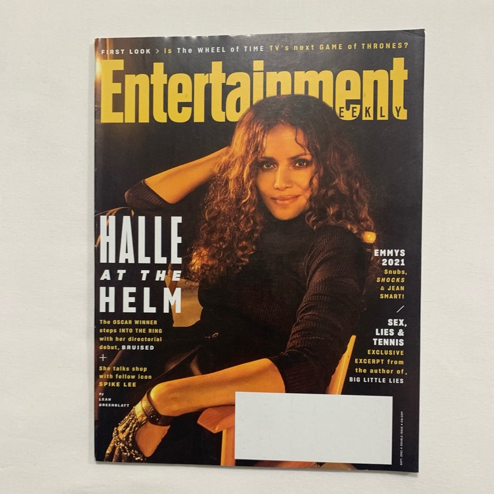 Entertainment Weekly Halle Berry “Halle At The Helm” Issue Sept. 2021 Magazine
